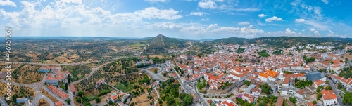 Aerial view of Portuguese town Portalegre photo