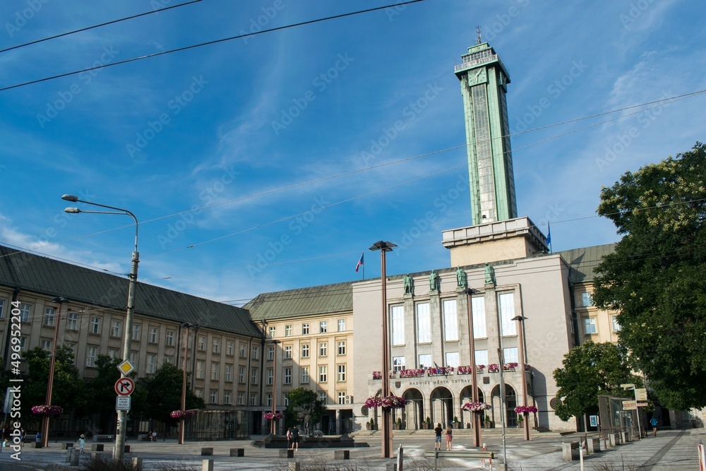The New Town hall of Ostrava
