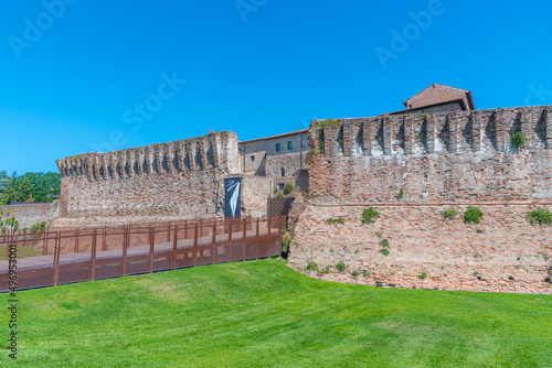 Sismondo castle in italian city rimini photo