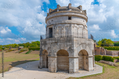 Teodorico Mausoleum in Italian town Ravenna photo