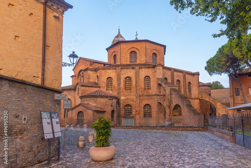 Bilde på lerret Basilica di San Vitale in Ravenna, Italy