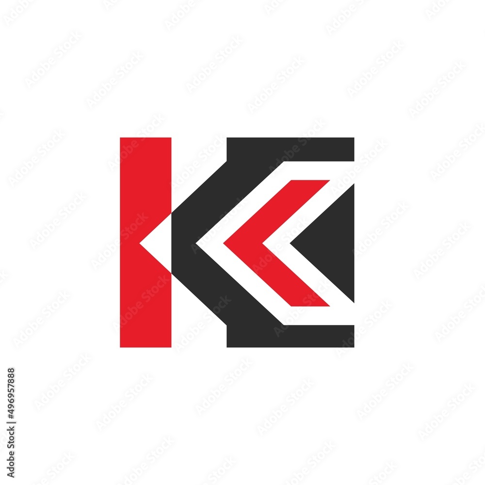k Letter arrow Template Vector k Letter arrow Template Vector