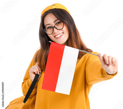 Young Asian woman in eyegla...