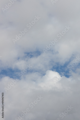 Blue sky with white clouds 