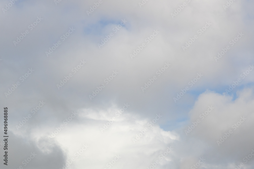 Blue sky with white clouds
