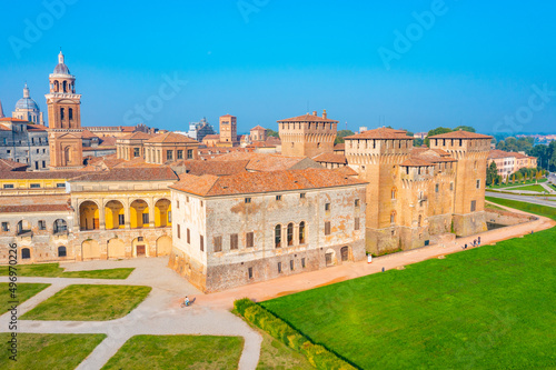 Castle of Saint George in Italian town Mantua photo