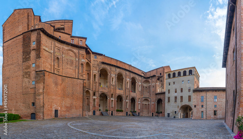 Palazzo Farnese in Italian town Piacenza photo