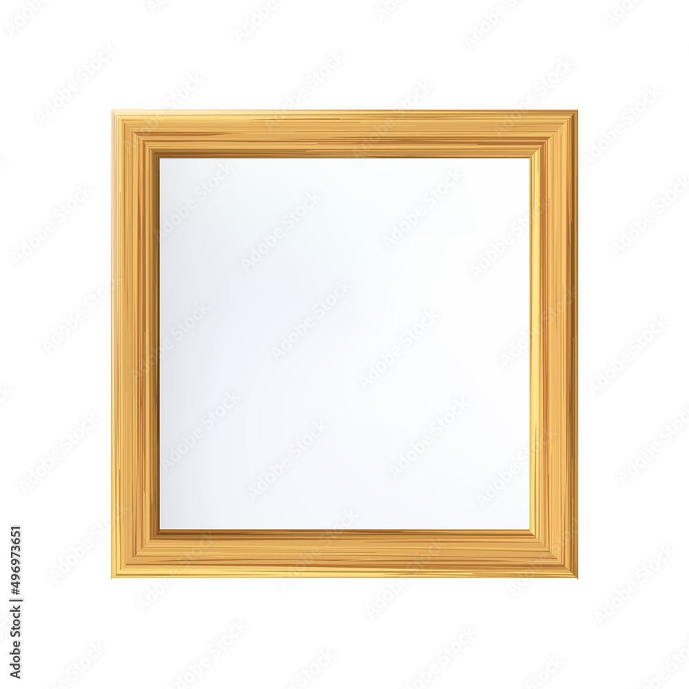 Wooden Frame For Photography Or Picture Vector. Blank Wooden Frame For Photo Or Image On Wall. Design Handmade Decoration For Office, Home Or Store Interior. Template Realistic 3d Illustration Wooden Frame For Photography Or Picture Vector. Blank Wooden Frame For Photo Or Image On Wall. Design Handmade Decoration For Office, Home Or Store Interior. Template Realistic 3d Illustration