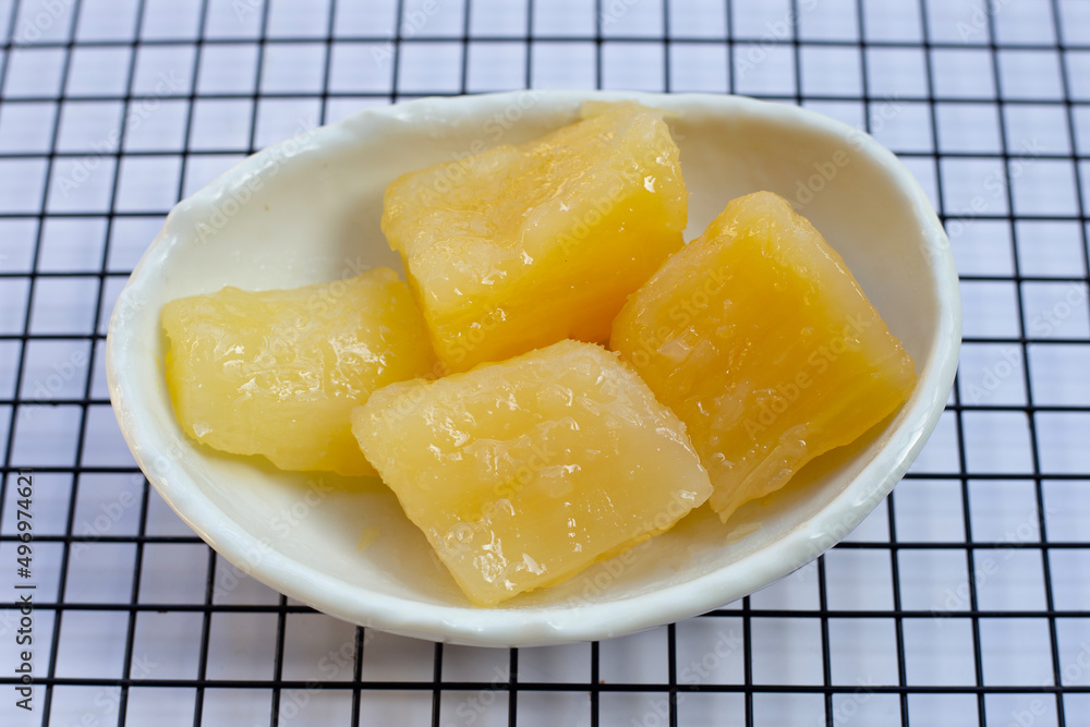 Tapioca in syrup. Sweet dessert Tapioca in syrup. Sweet dessert