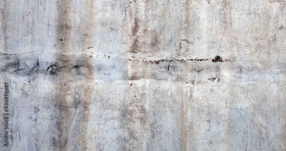 Fototapeta premium Gray cement wall or concrete surface texture for background.