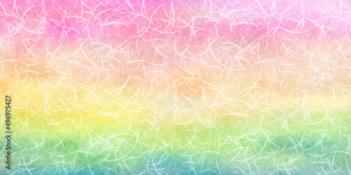 和紙　カラフル　模様　背景