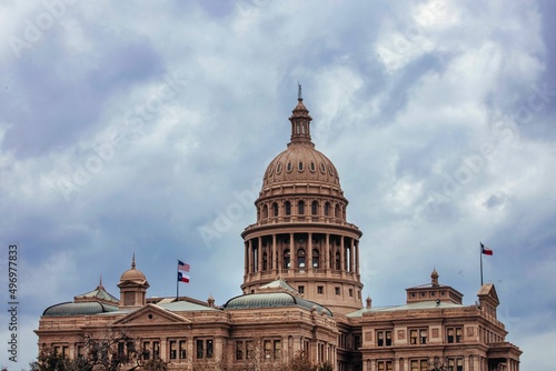 Downtown Austin Texas Capitol and Lake