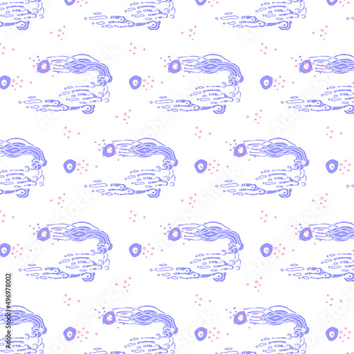 Vector abstract pattern in contemporary art style, conceptualism, strange illustration with doodle elements, hand drawn, original design, psihodelic print. 