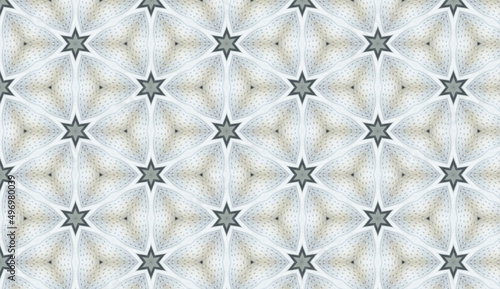 Pattern Abstract geometric colorful seamlessbackground . Psychedelic mandala, beautiful. Cross repeated squares and blocks background. Image contain certain grain or noise and soft focus.