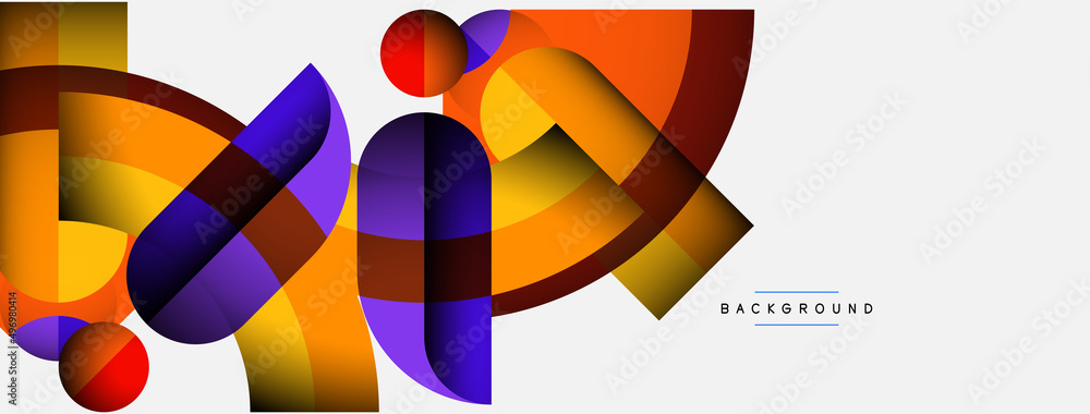 Trendy shapes, color minimal design composition, lines and shadows for wallpaper banner background or landing page Trendy shapes, color minimal design composition, lines and shadows for wallpaper banner background or landing page