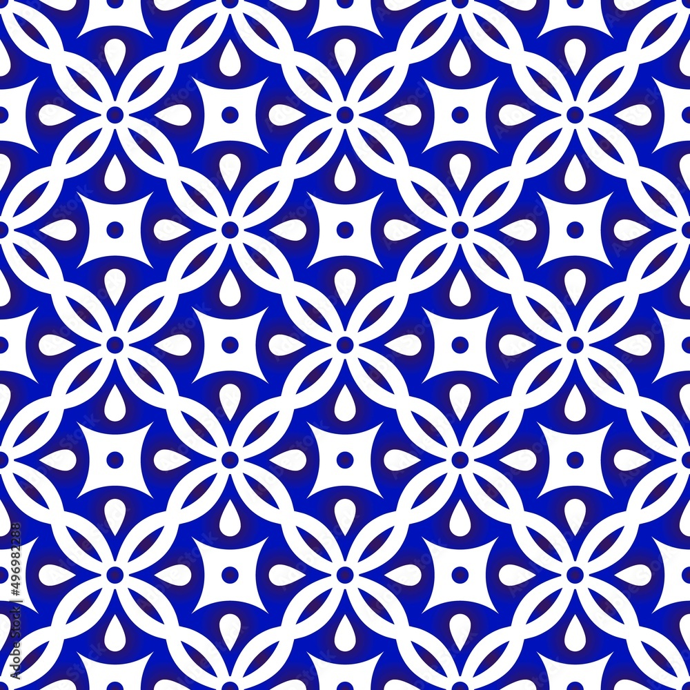 Ceramic pattern vector