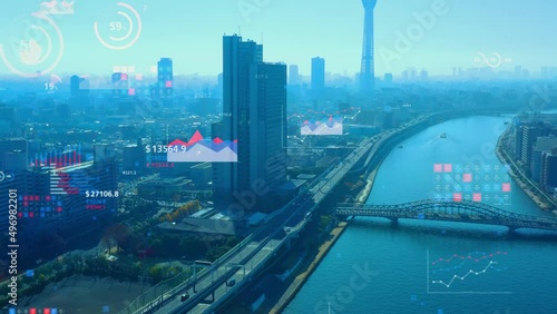 Wallpaper Mural 都市と統計　経済　金融 Torontodigital.ca