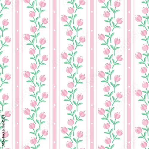 Flower seamless pattern