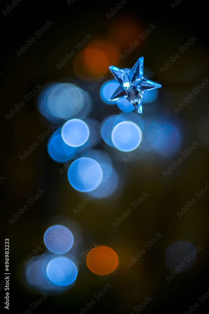 Crystal stars with nice bokeh
