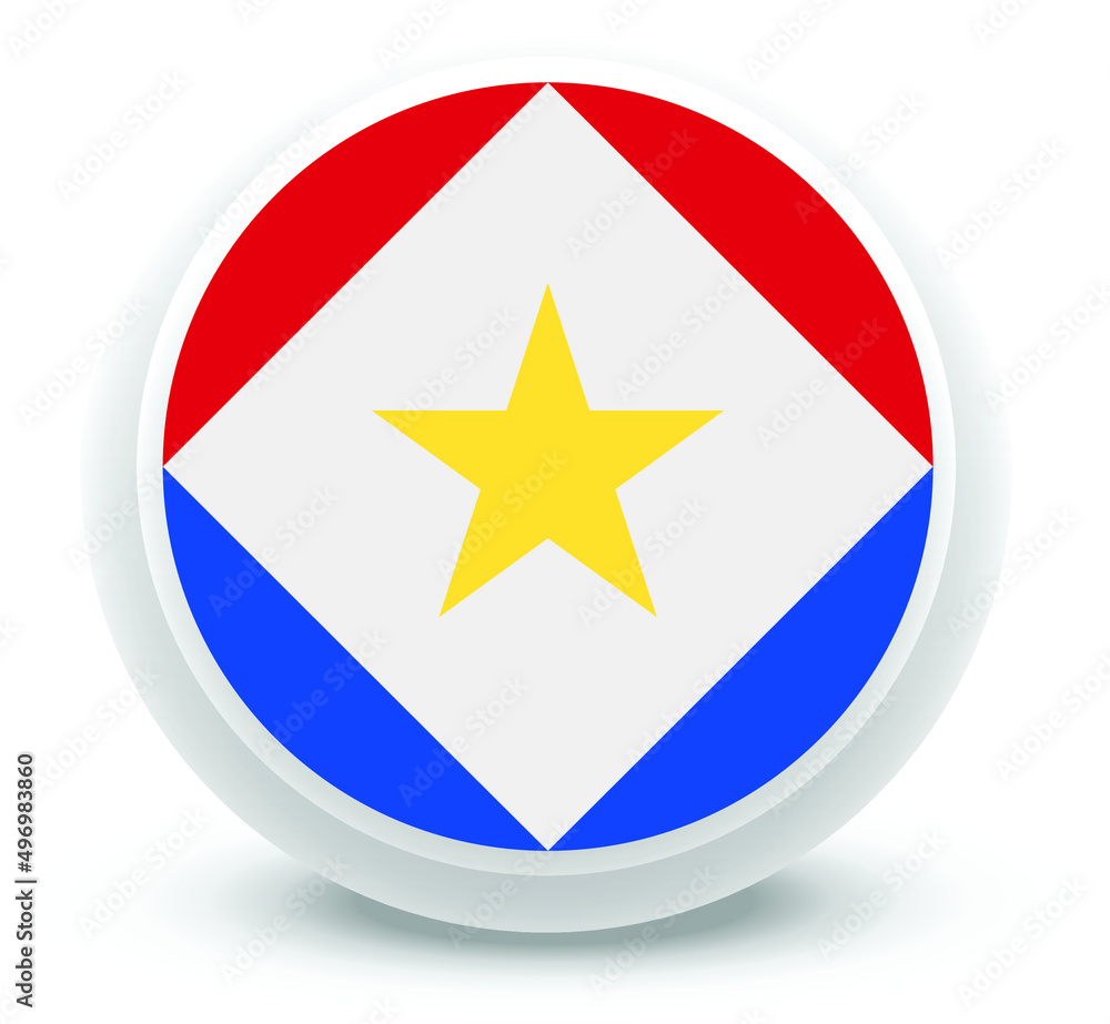 saba island Flag Vector saba island Flag Vector