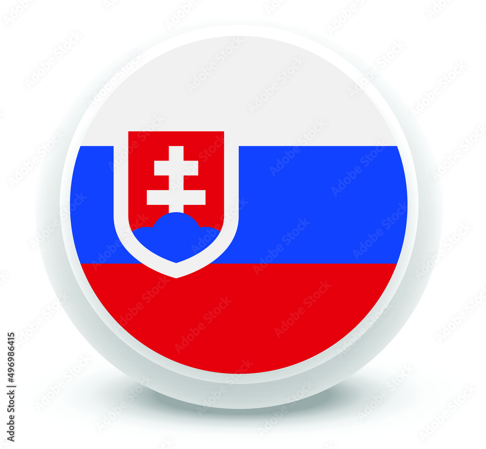 Obraz premium slovakia Flag Vector
