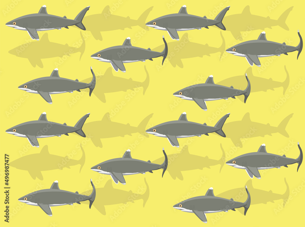 Oceanic Whitetip Shark Swimming Animation Seamless Wallpaper Background Oceanic Whitetip Shark Swimming Animation Seamless Wallpaper Background