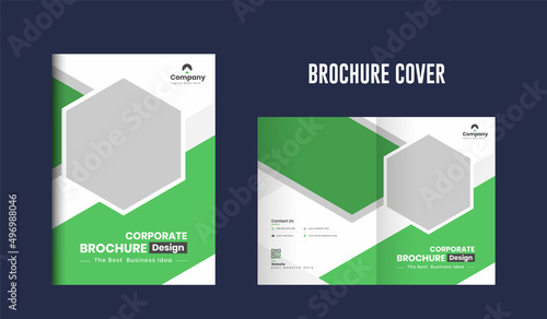 Business Brochure Cover Page Design, Brochure Design Template Design