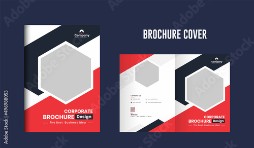 Business Brochure Cover Page Design, Brochure Design Template Design