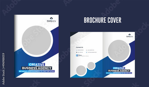Business Brochure Cover Page Design, Brochure Design Template Design