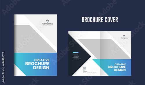 Business Brochure Cover Page Design, Brochure Design Template Design