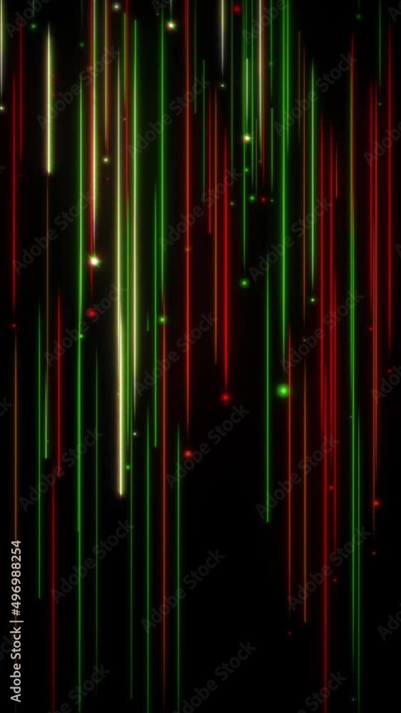 Elegant Christmas Cascading Line Light Streak Looping Background Elegant Christmas Cascading Line Light Streak Looping Background