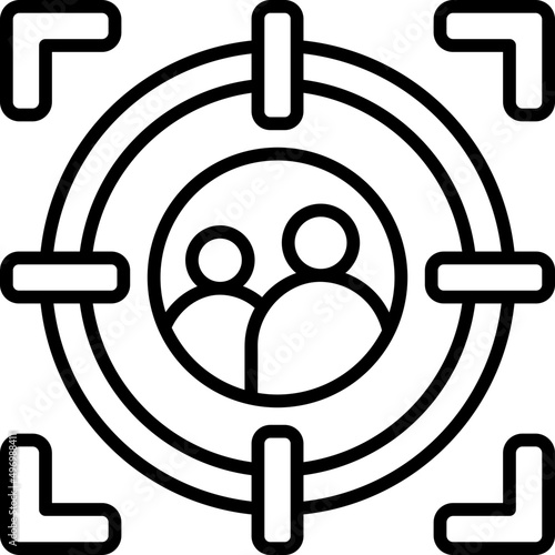 audience outline icon