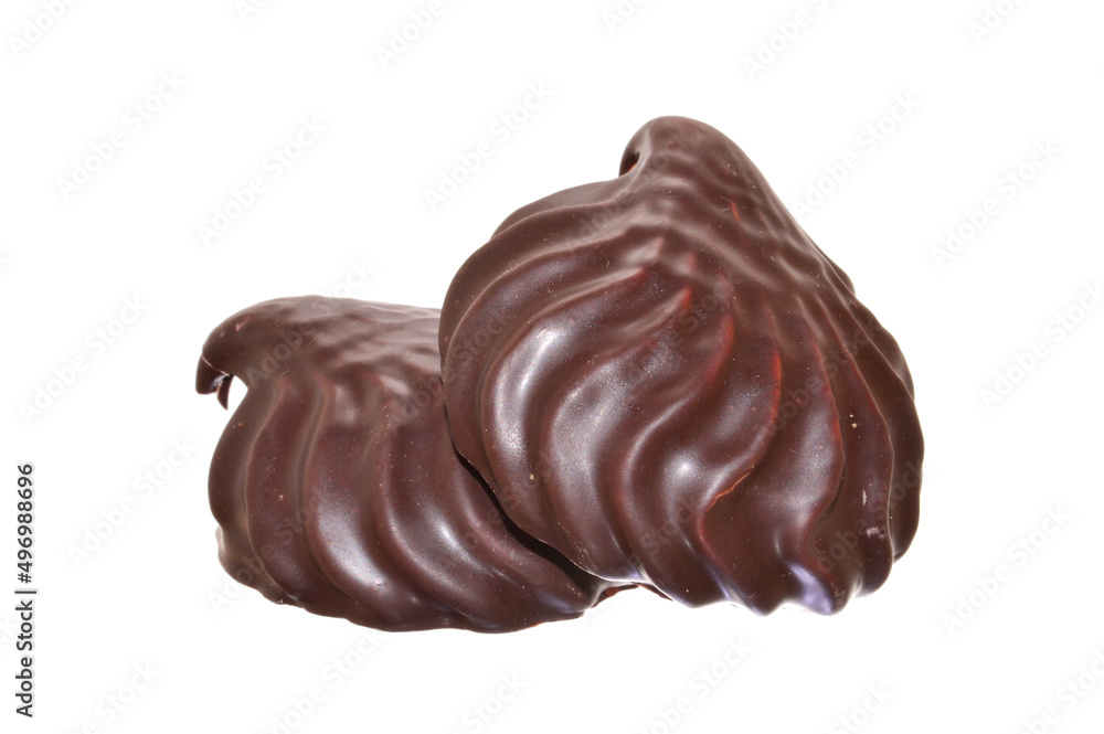 chocolate chip cookie isolated on white background chocolate chip cookie isolated on white background