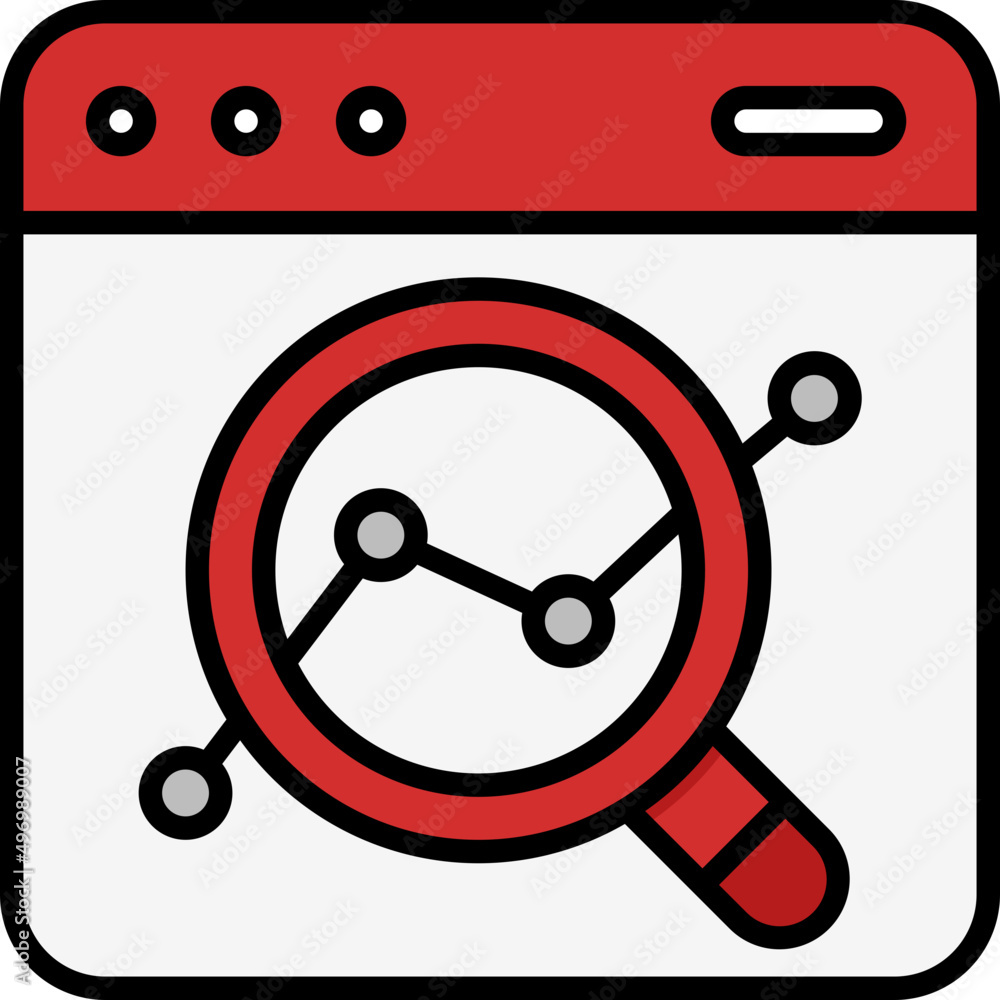 research outline color icon research outline color icon