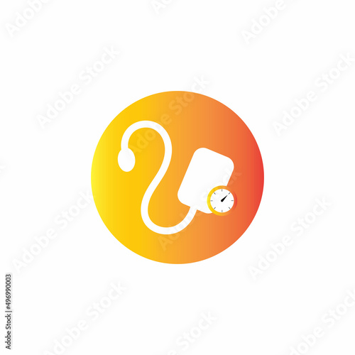 Medical mechanical tonometer icon vector