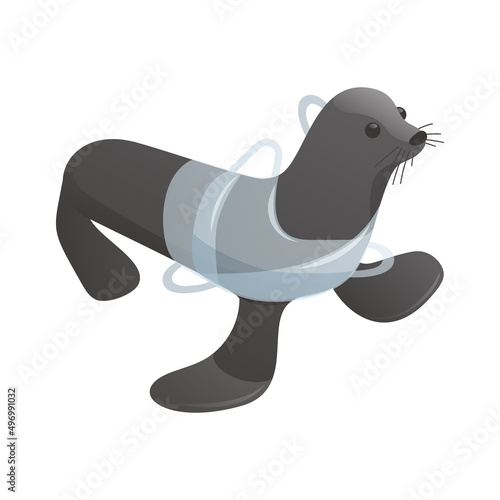 Ocean Pollution Icon