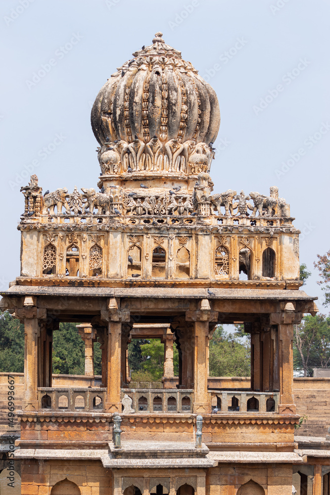 Great Masterpiece of Stone Architecture, Santhebennur Pushkarini, Devangere, Karnataka, India  Built by Hanumantappa Nayaka a local Palegar in 16th Century