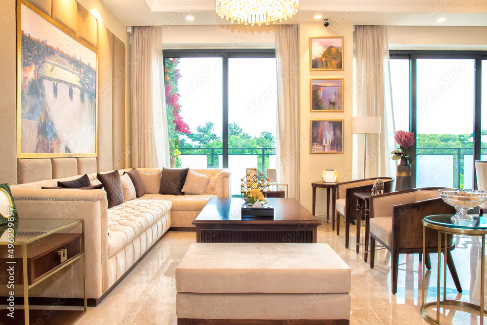 Fototapeta premium Home Interior Living Room