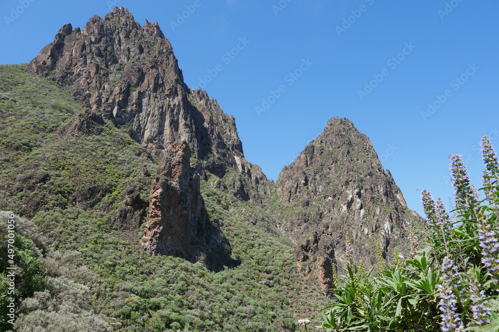 Landschaft mit Felsen auf Gran Canaria