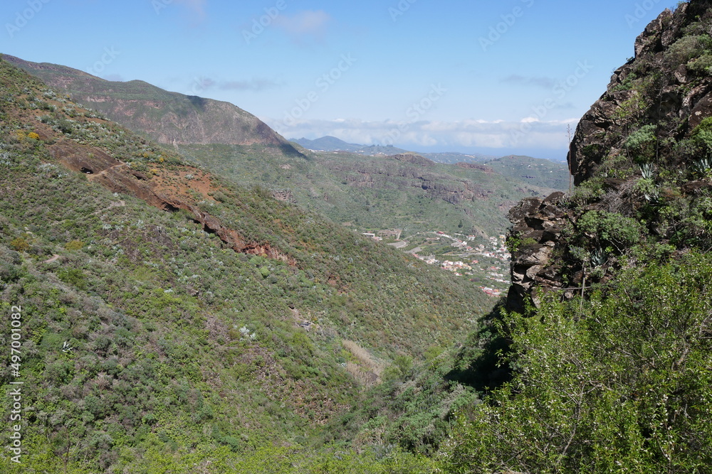 Fototapeta premium Berglandschaft auf Gran Canaria