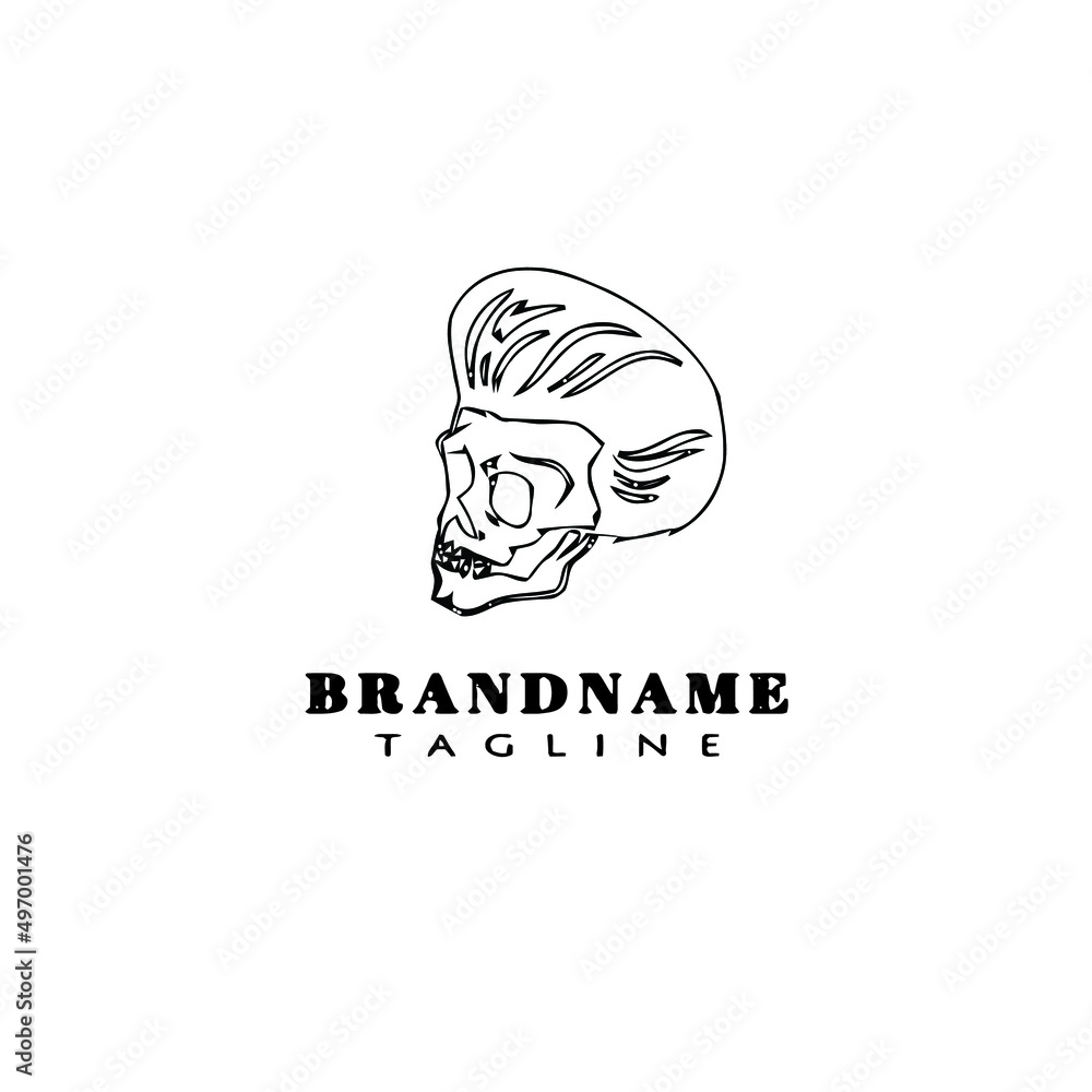 greaser logo cartoon black icon design isolated vector illustration greaser logo cartoon black icon design isolated vector illustration