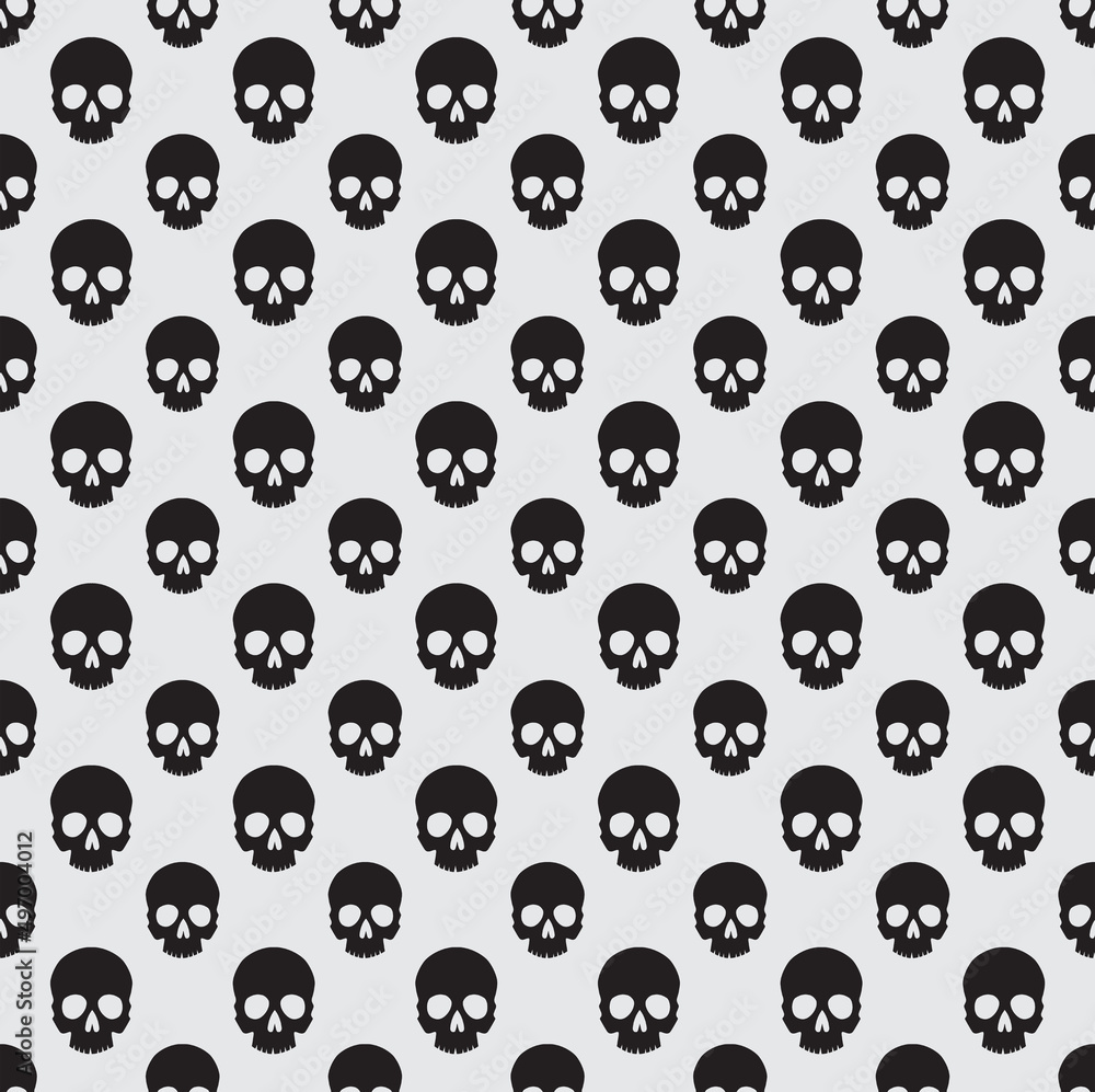 eps:seamless pattern with skulls 1 eps:seamless pattern with skulls 1