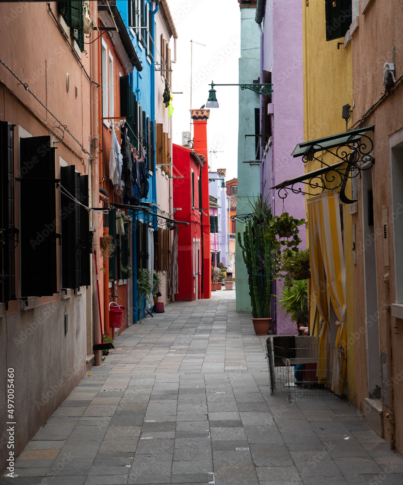 Fototapeta premium Burano streets