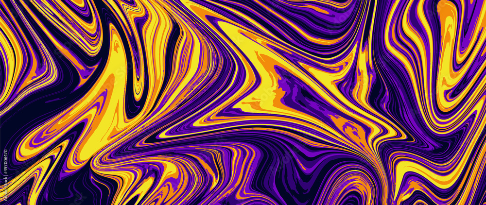 Abstract gradient fluid art background. Modern illustration wallpaper