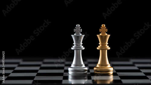 chess pieces on the board