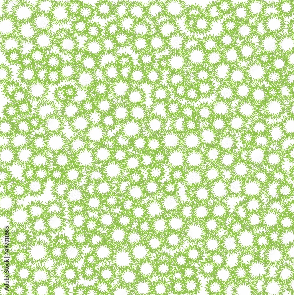 seamless pattern with green flower seamless pattern with green flower