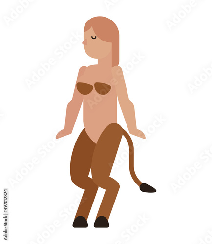 female satyrs fantastic creature character