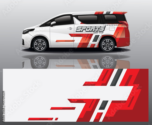 wrap car design template