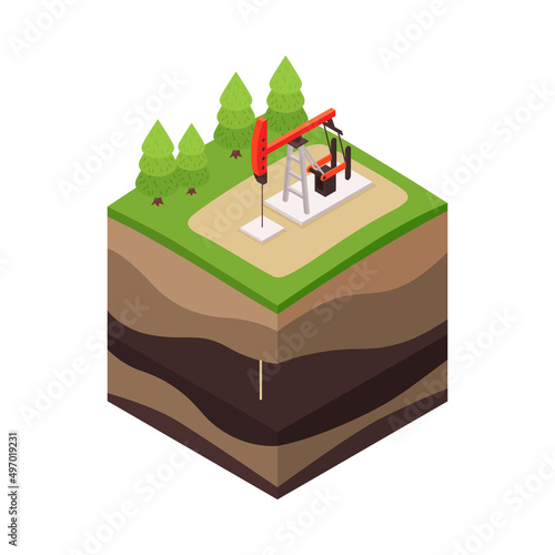 Petroleum Extraction Icon