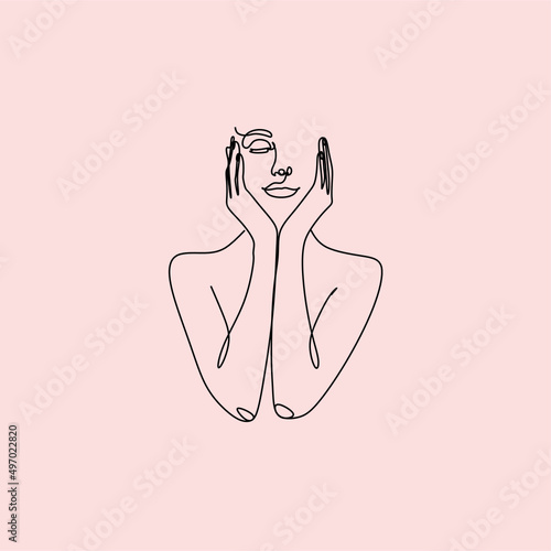 Код элемента: 2003141471

Abstact woman line art face. Line drawing female face. Single Line Face Art. Minimalist Woman Drawin